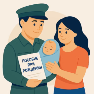 Пособия военнослужащим при рождении ребенка