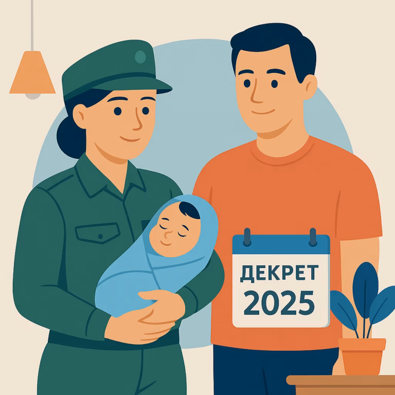 Декрет и выплаты военнослужащим‑женщинам в 2025 г.